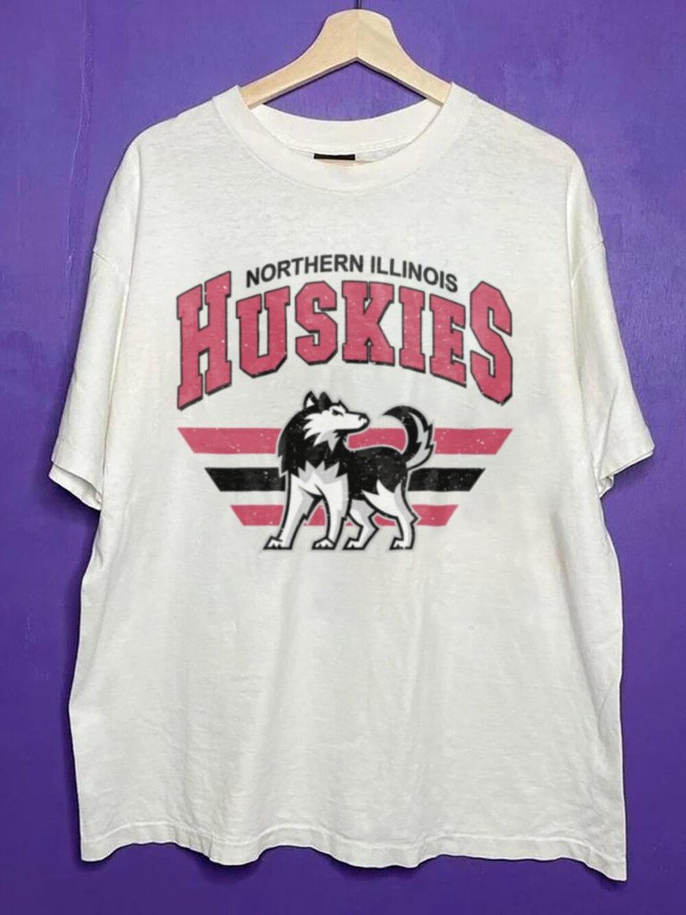 Vintage Northern Illinois Huskies Football Shirt, Northern Illinois University